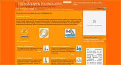 Desktop Screenshot of ets-test-equipments.com