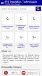 Mobile Screenshot of ets-test-equipments.com